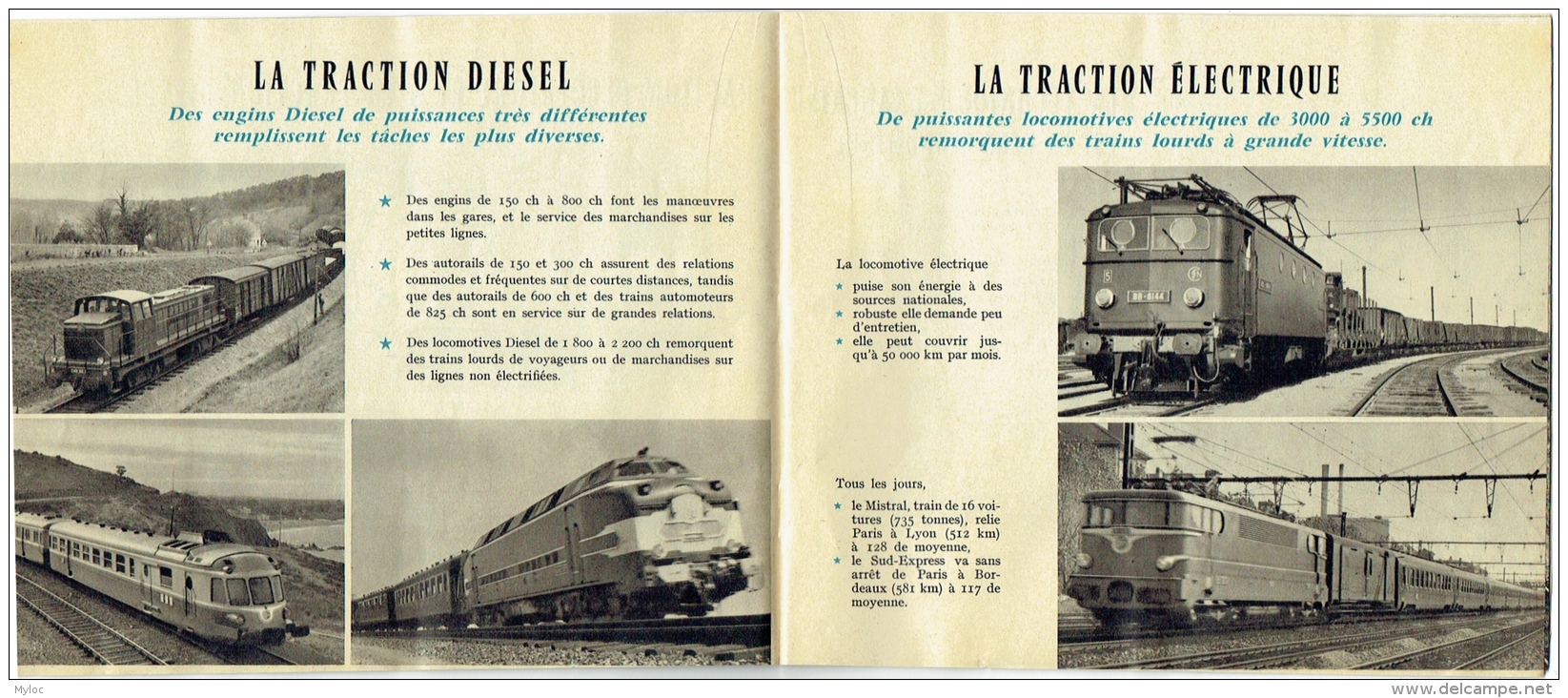 Train. Chemins De Fer Français. Techniques Ferroviaires. Sigle Expo 58. - Autres & Non Classés