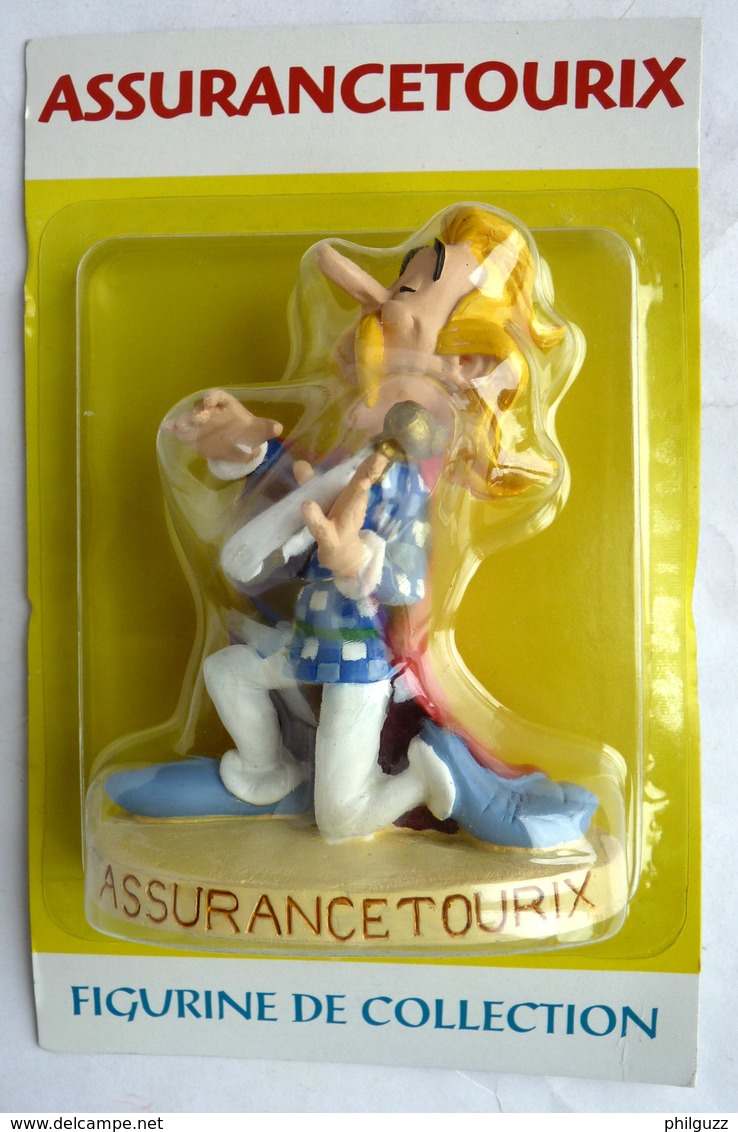 FIGURINE EN RESINE ASTERIX ATLAS N° 4 ASSURANCETOURIX (1) Neuf Sous Blister - Asterix & Obelix