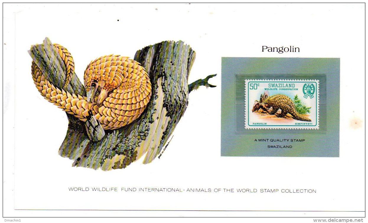 Animals Of The World Stamp-Pangolin-Swazilandvoir état- - Autres - Afrique