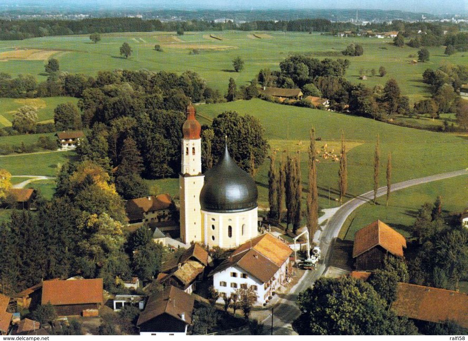 1 AK Germany * Westerndorf Am Wasen Ein Stadtteil Von Rosenheim - Wallfahrtskirche St. Johann Baptist Und Heilig Kreuz - Rosenheim