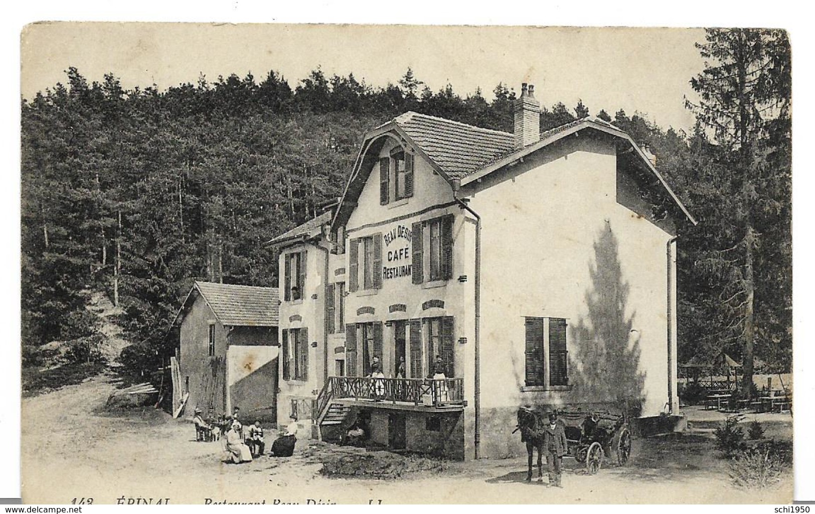 ~ JP  ~ 88  ~ EPINAL. Restaurant Beau Desir . - Epinal