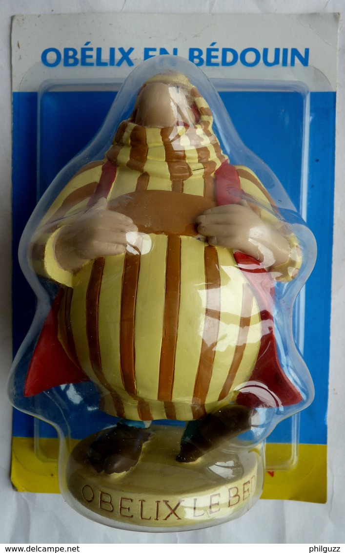 FIGURINE EN RESINE ASTERIX ATLAS 41 OBELIX EN BEDOUIN Neuf Sous Bister - Astérix & Obélix