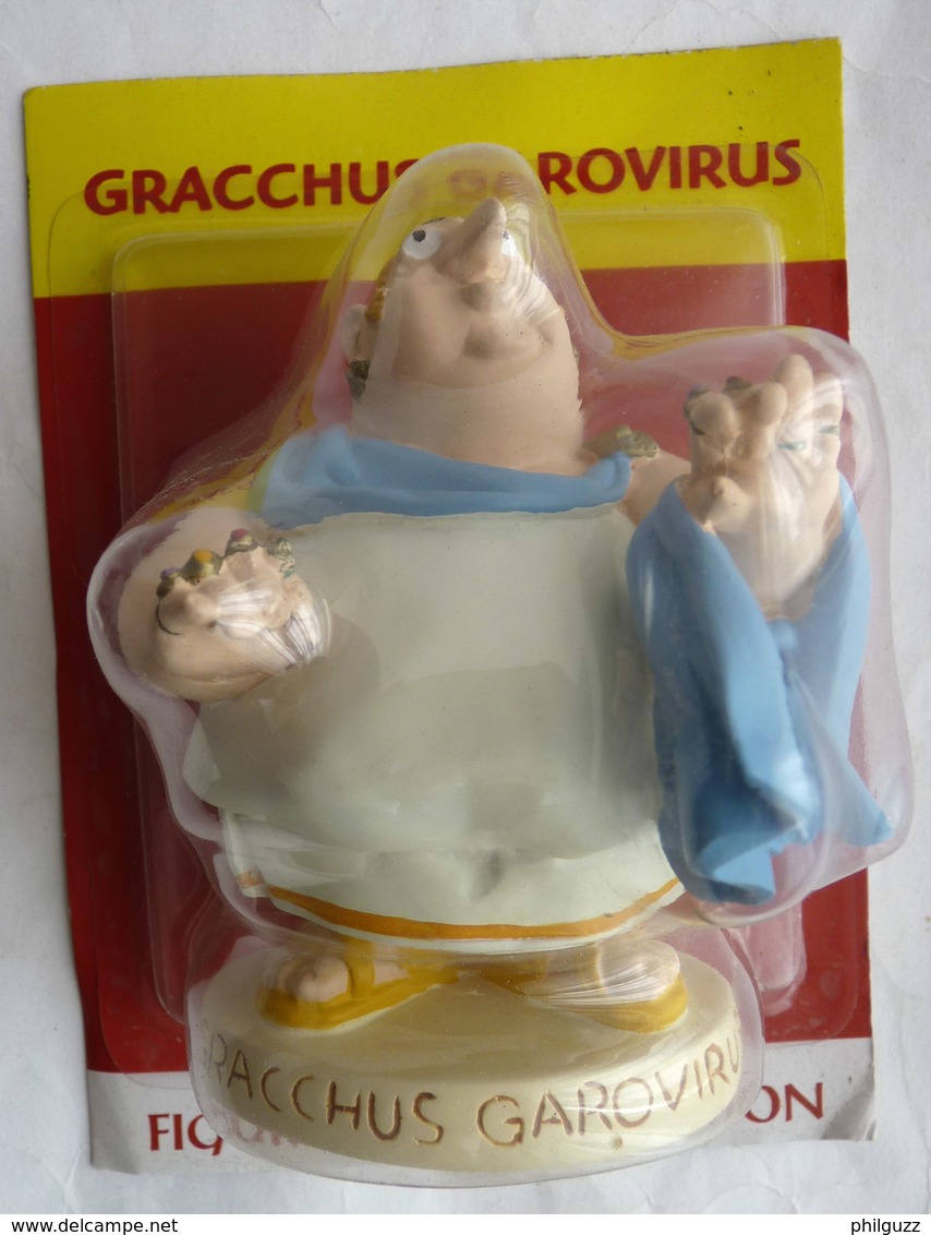 FIGURINE EN RESINE ASTERIX ATLAS N° 49 GRACCHUS GAROVIRUS (1) Neuf Sous Blister - Asterix & Obelix