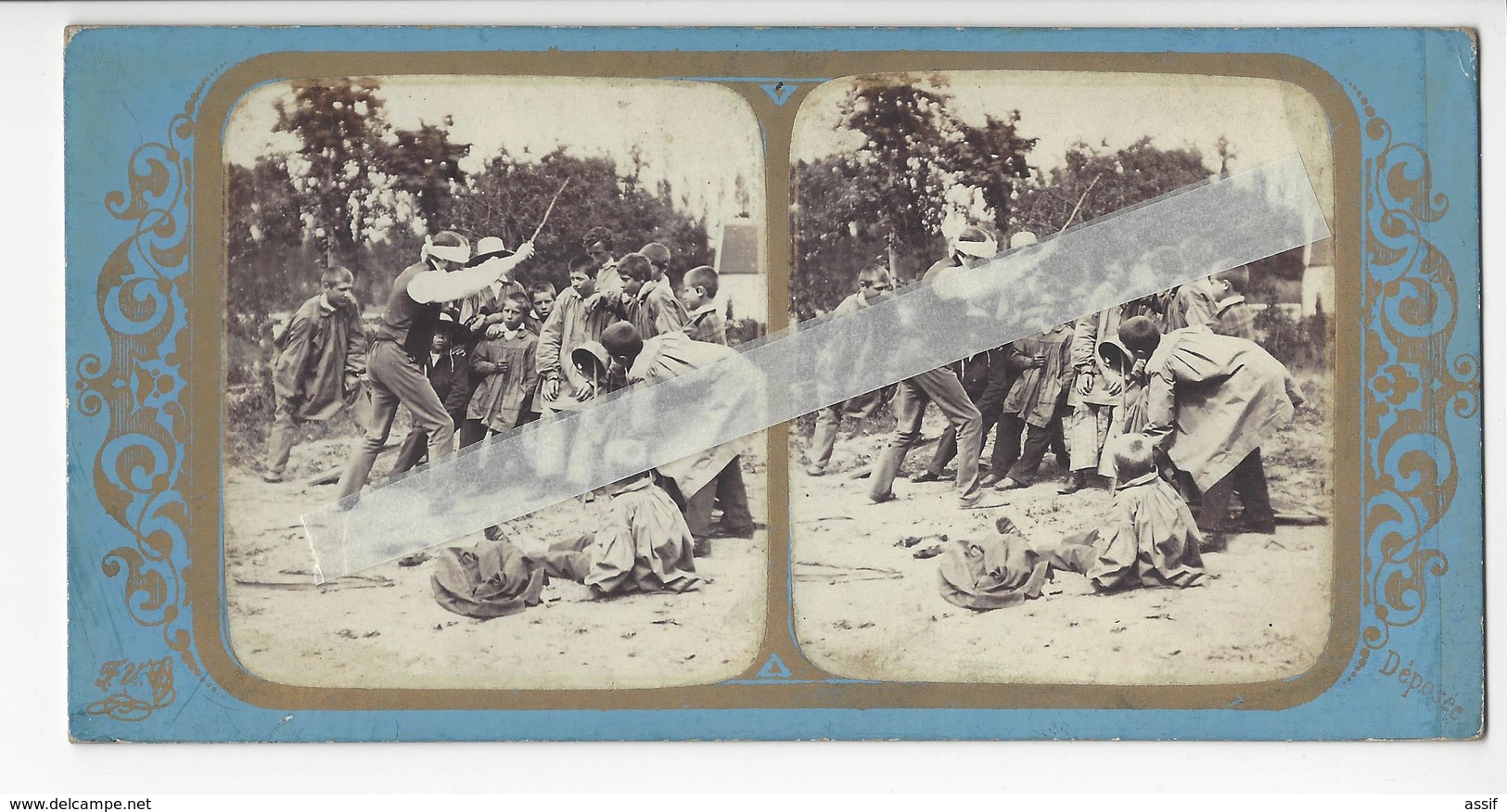 FRANCE ECOLE COLIN MAILLARD Circa 1855 PHOTO STEREO /FREE SHIPPING REGISTERED - Stereoscopic