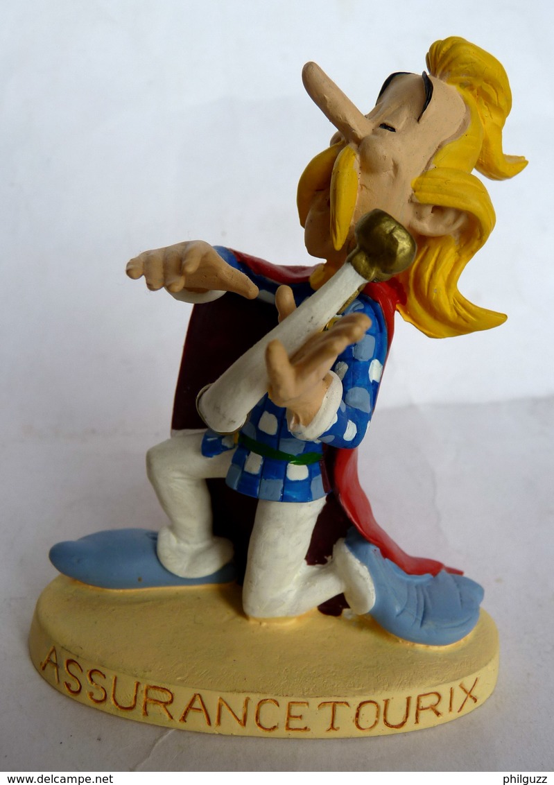 FIGURINE EN RESINE ASTERIX ATLAS N° 4 ASSURANCETOURIX (2) En Loose - Asterix & Obelix