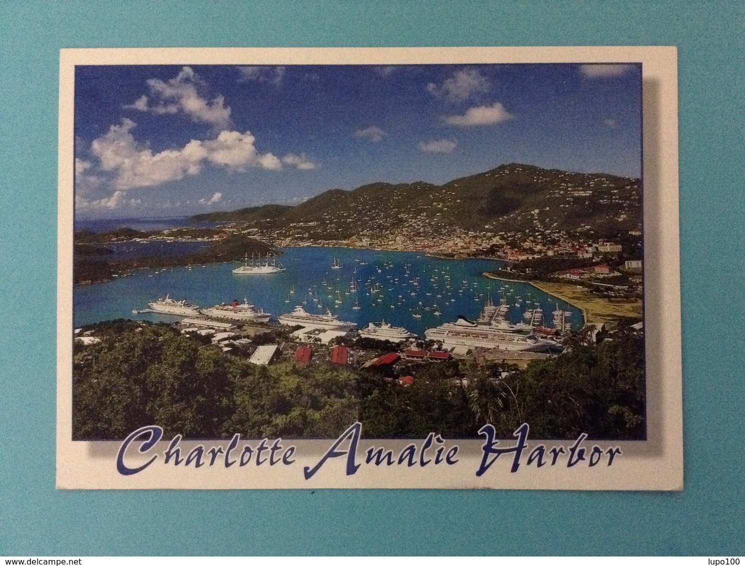 STATI UNITI USA CARTOLINA CHARLOTTE AMALIE HARBOR VIRGIN ISLANDS - Vierges (Iles), Britann.