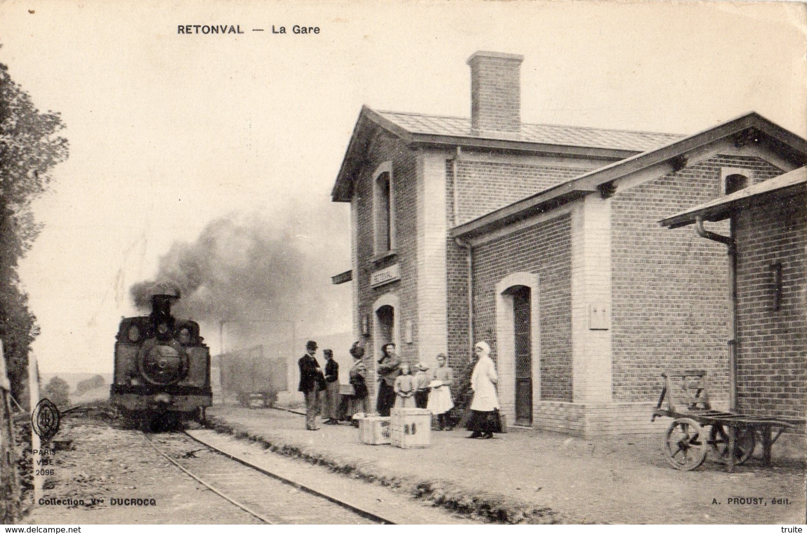 RETONVAL LA GARE (TRAIN EN GARE) - Autres & Non Classés