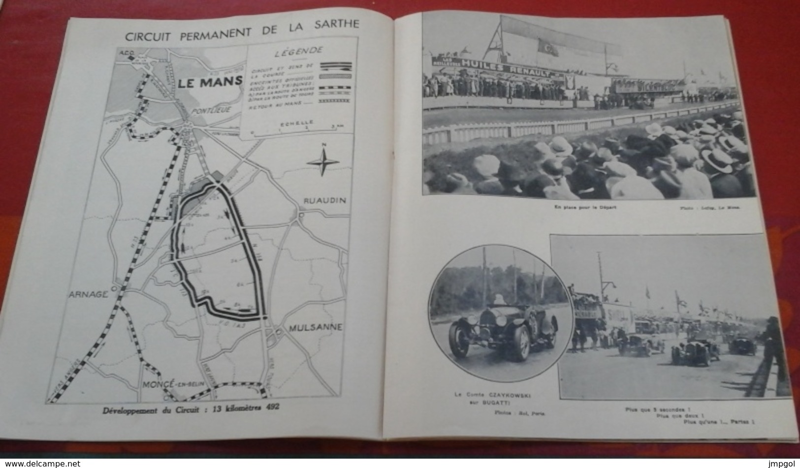 Revue Des Usagers De La Route N°184 Mai 1933 Spécial 24 Heures Du Mans Engagés Nombreuses Photos Bugatti Alfa Romeo - Auto