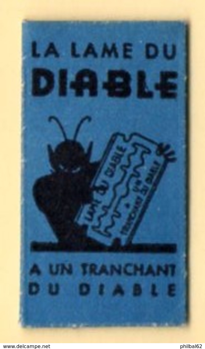 Rasage. Razor Blade. Lame De Rasoir. Lame Du Diable, A Un Tranchant Du Diable. - Lames De Rasoir