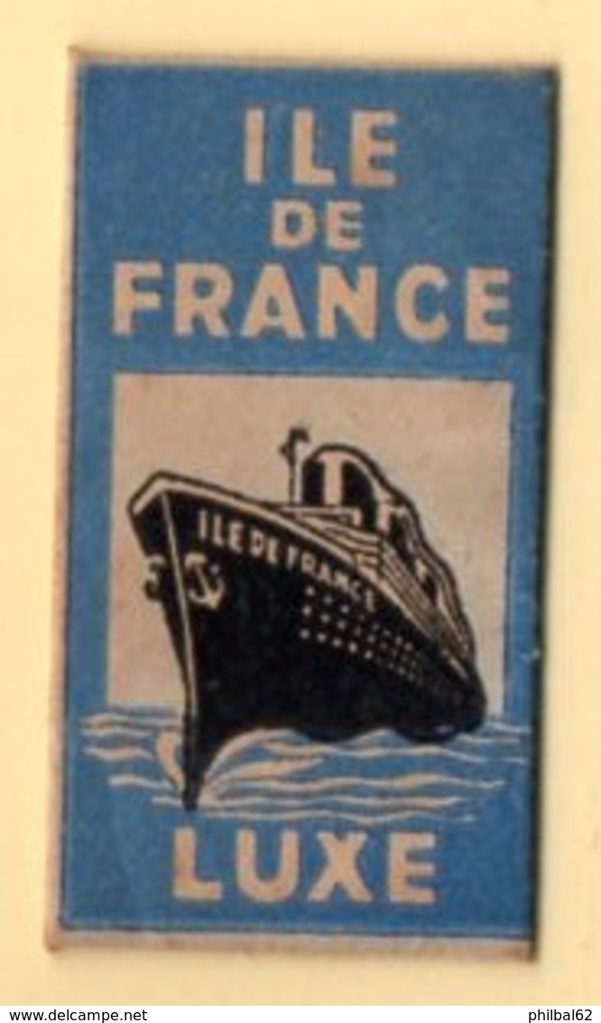 Rasage. Razor Blade. Lames De Rasoir. Lot De 2 Lames Ile De France, Pochettes Différentes. - Lames De Rasoir