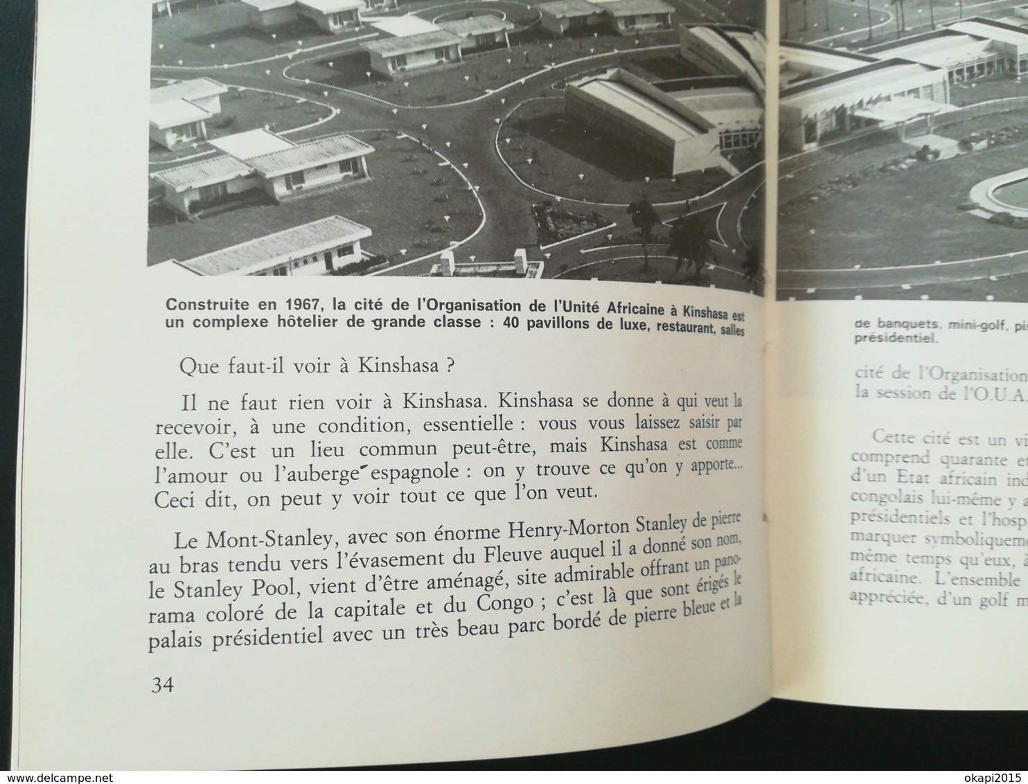 CONGO DES ANNÉES 1970 ZAÏRE LIVRE "SAFARI AU CONGO"  tourisme Histoire ANNÉE 1971 colonie Belgique