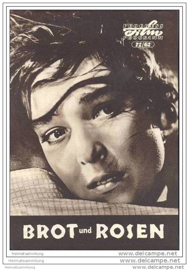 Progress-Filmprogramm 72/62 - Brot Und Rosen - Film & TV