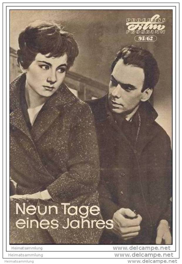 Progress-Filmprogramm 95/62 - Neun Tage Eines Jahres - Film & TV