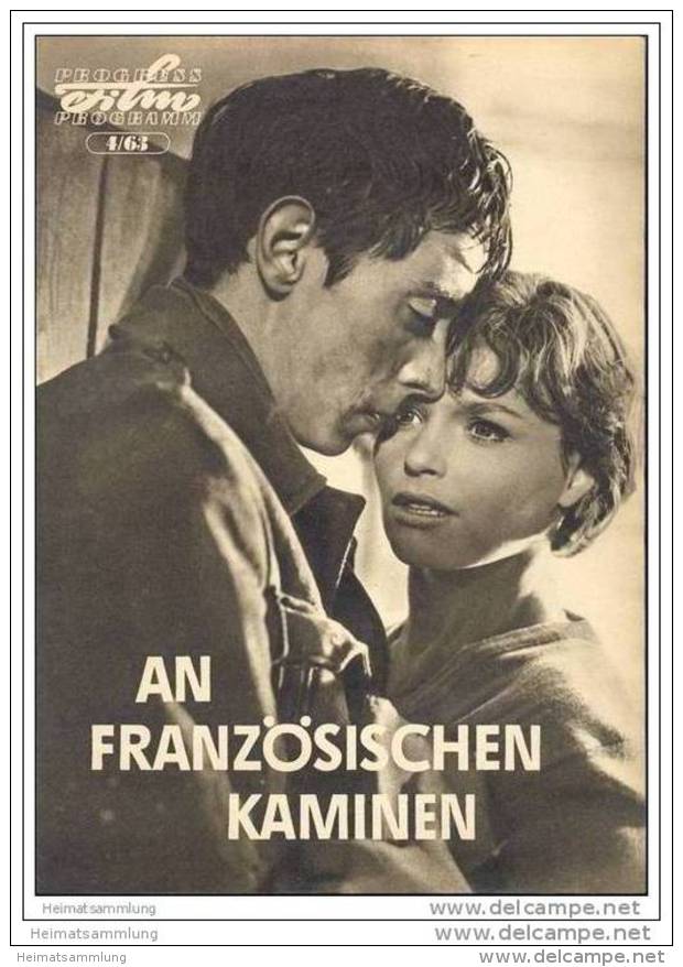 Progress-Filmprogramm 4/63 - An Französischen Kaminen - Films & TV