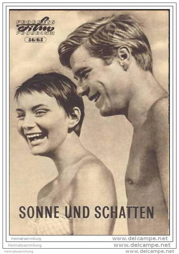 Progress-Filmprogramm 36/63 - Sonne Und Schatten - Films & TV