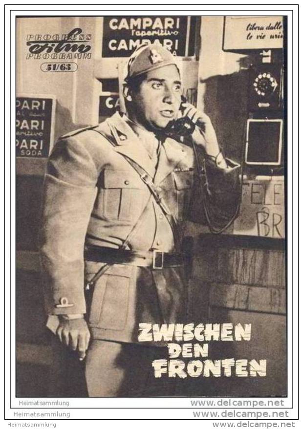 Progress-Filmprogramm 51/63 - Zwischen Den Fronten - Films & TV