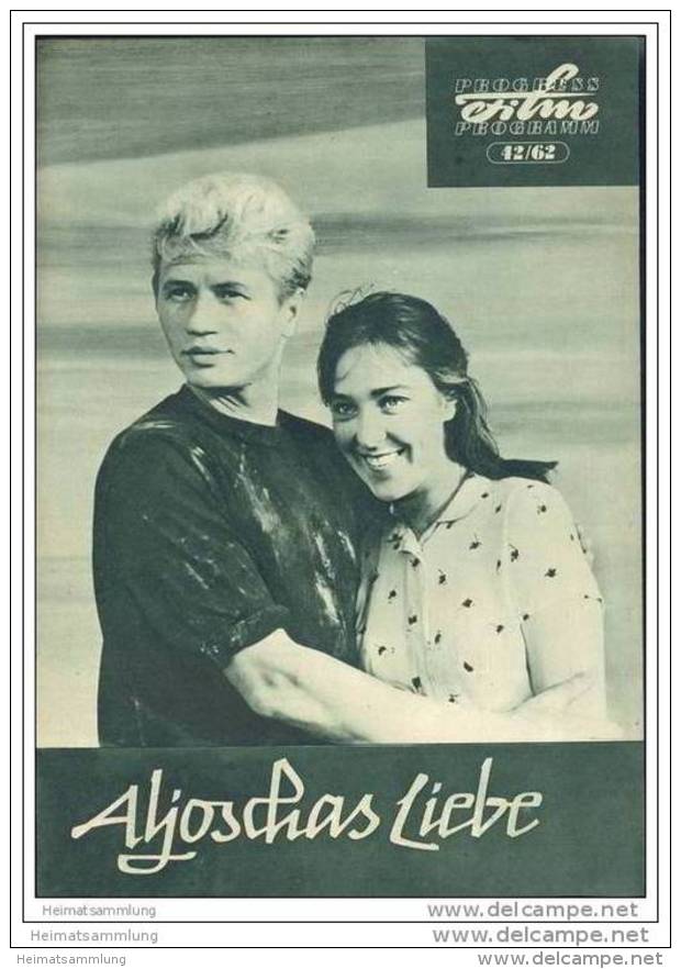 Progress-Filmprogramm 42/62 - Aljoschas Liebe - Film & TV