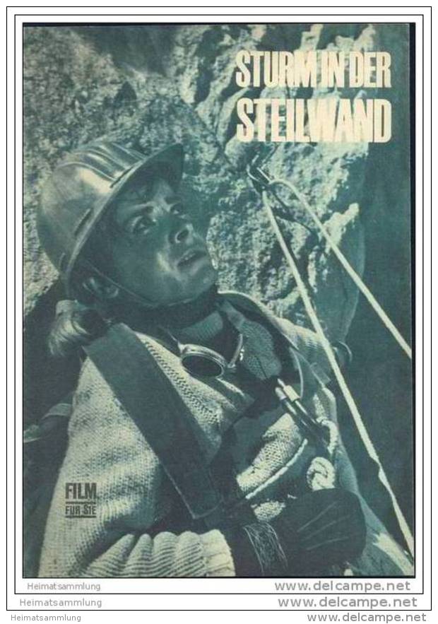 Film Für Sie Progress-Filmprogramm 56/68 - Sturm In Der Steilwand - Film & TV