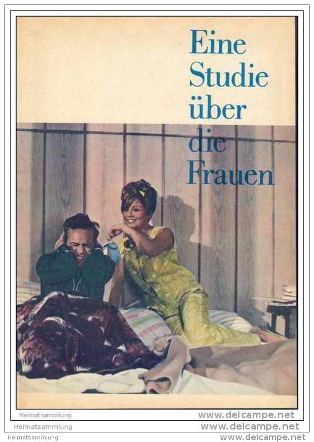 Film Für Sie Progress-Filmprogramm 58/68 - Eine Studie über Die Frauen - Films & TV