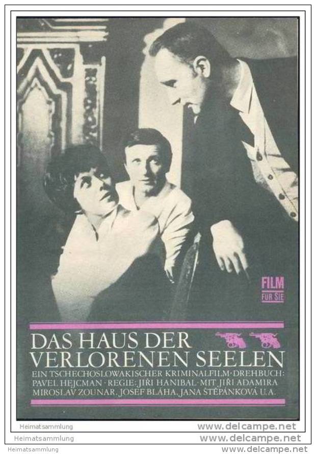 Film Für Sie Progress-Filmprogramm 67/68 - Das Haus Der Verlorenen Seelen - Films & TV