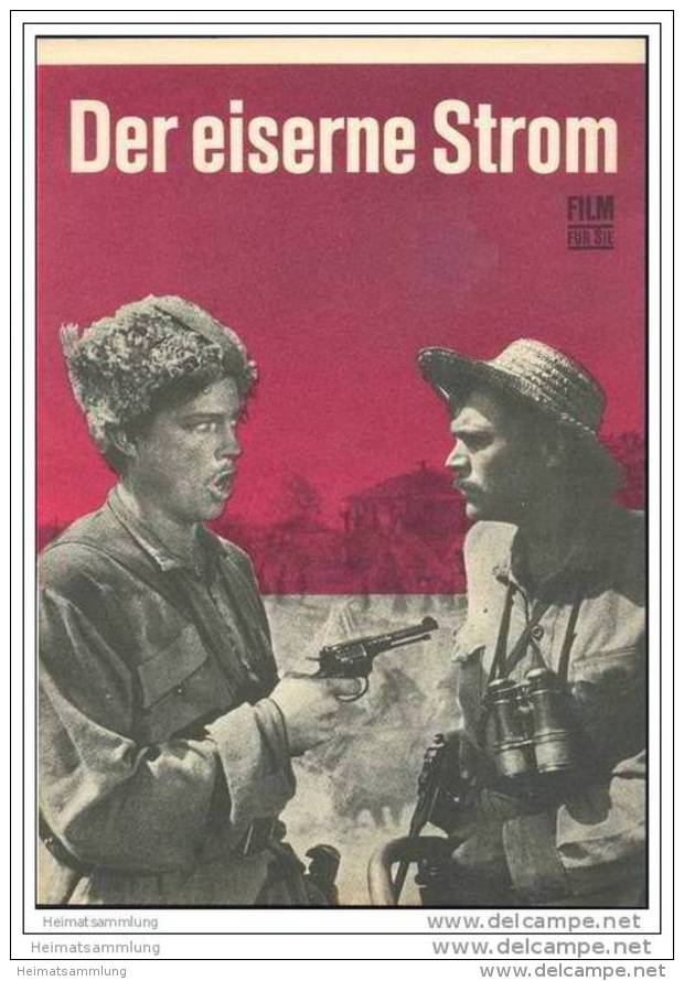 Film Für Sie Progress-Filmprogramm 88/68 - Der Eiserne Strom - Film & TV