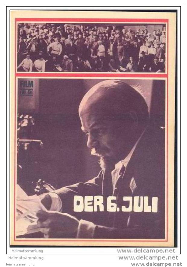 Film Für Sie Progress-Filmprogramm 89/68 - Der 6. Juli - Films & TV