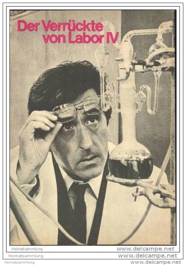 Film Für Sie Progress-Filmprogramm 101/68 - Der Verrückte Von Labor IV - Films & TV