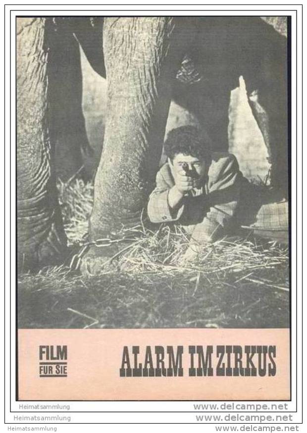 Film Für Sie Progress-Filmprogramm 7/67 - Alarm Im Zirkus - Film & TV