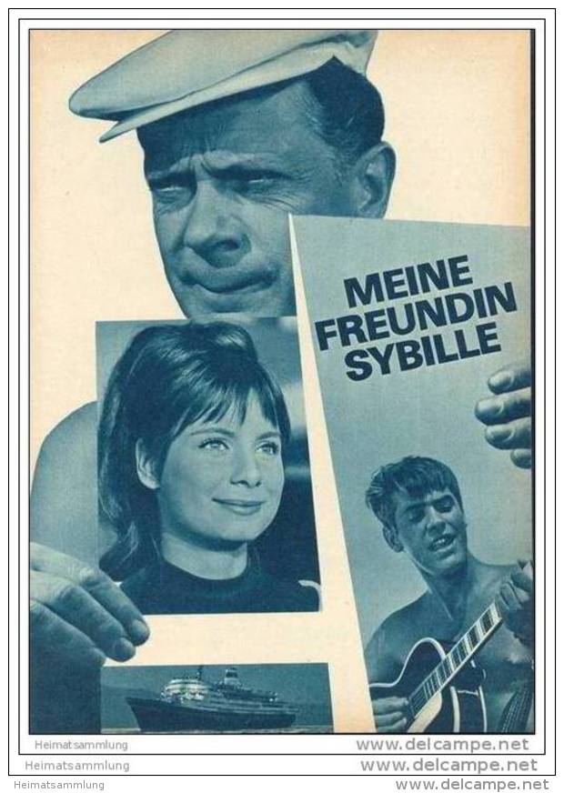 Film Für Sie Progress-Filmprogramm 52/67 - Meine Freundin Sybille - Film & TV