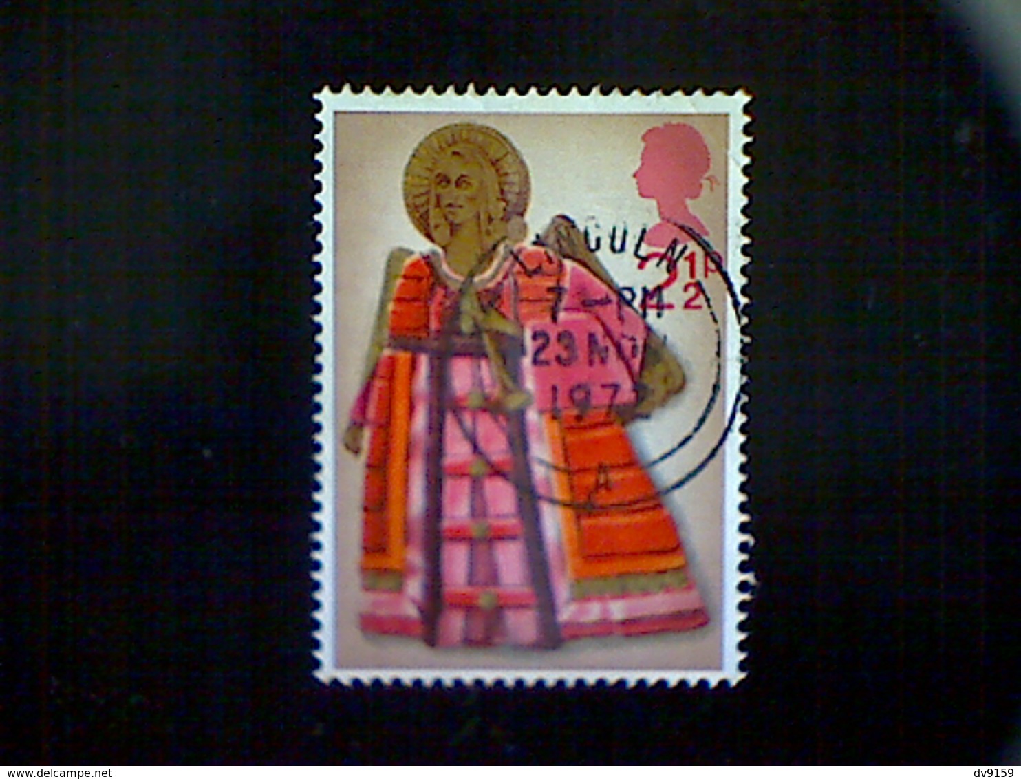 Great Britain, Scott #680, Used (o), 1972, Christmas Issue: Angel With Trumpet, 2½p - Used Stamps