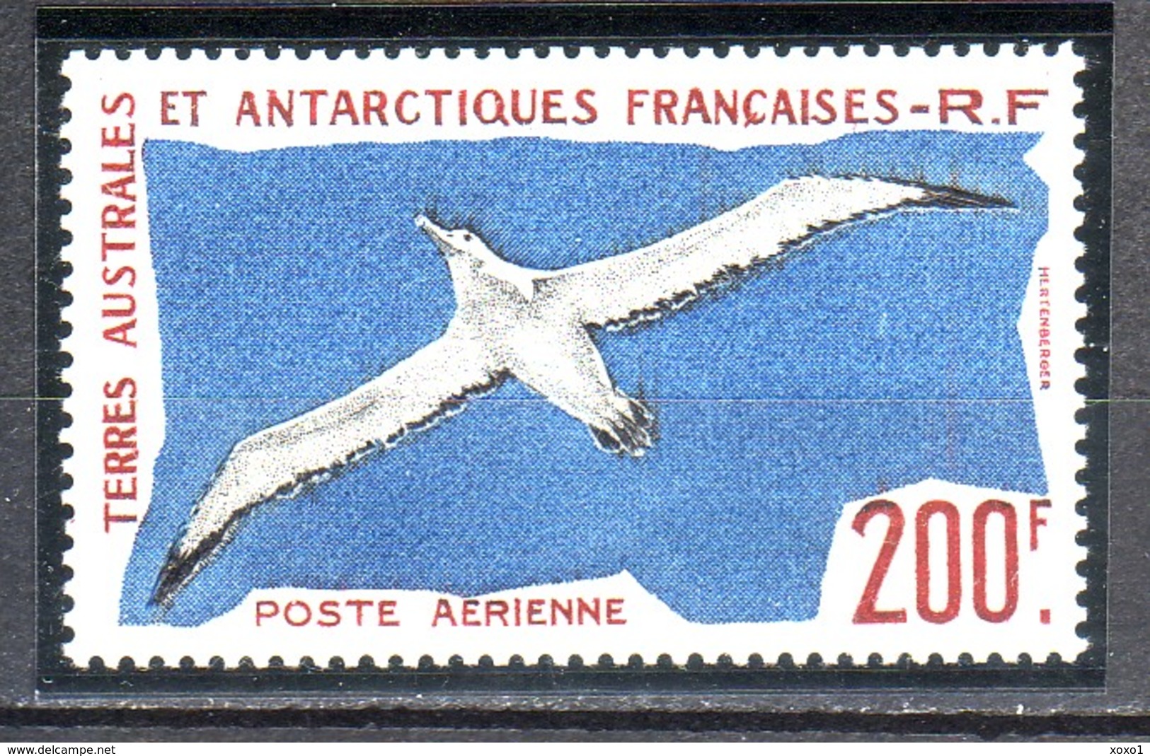 TAAF 1959 Mi.No. 18  Fr. Antarktis BIRDS Wandering Albatross 1v MNH** 40,00 € - Albatro & Uccelli Marini