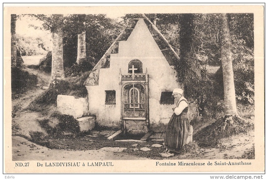 ***  29  ***  De Landivisiau à Lampaul Fontaine Miraculeuse TTB - Landivisiau