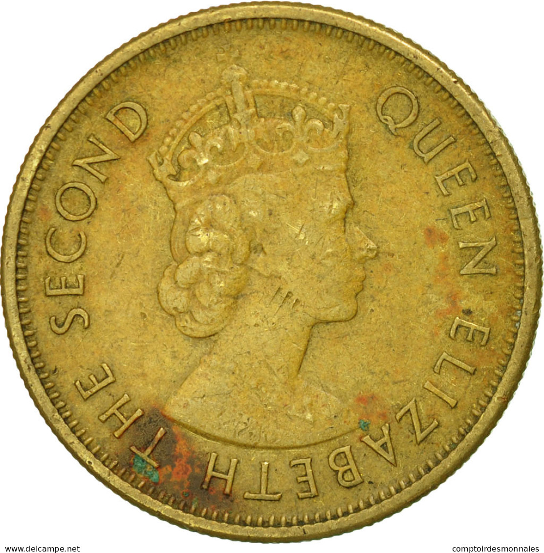 Monnaie, Etats Des Caraibes Orientales, Elizabeth II, 5 Cents, 1965 - Territoires Britanniques Des Caraïbes