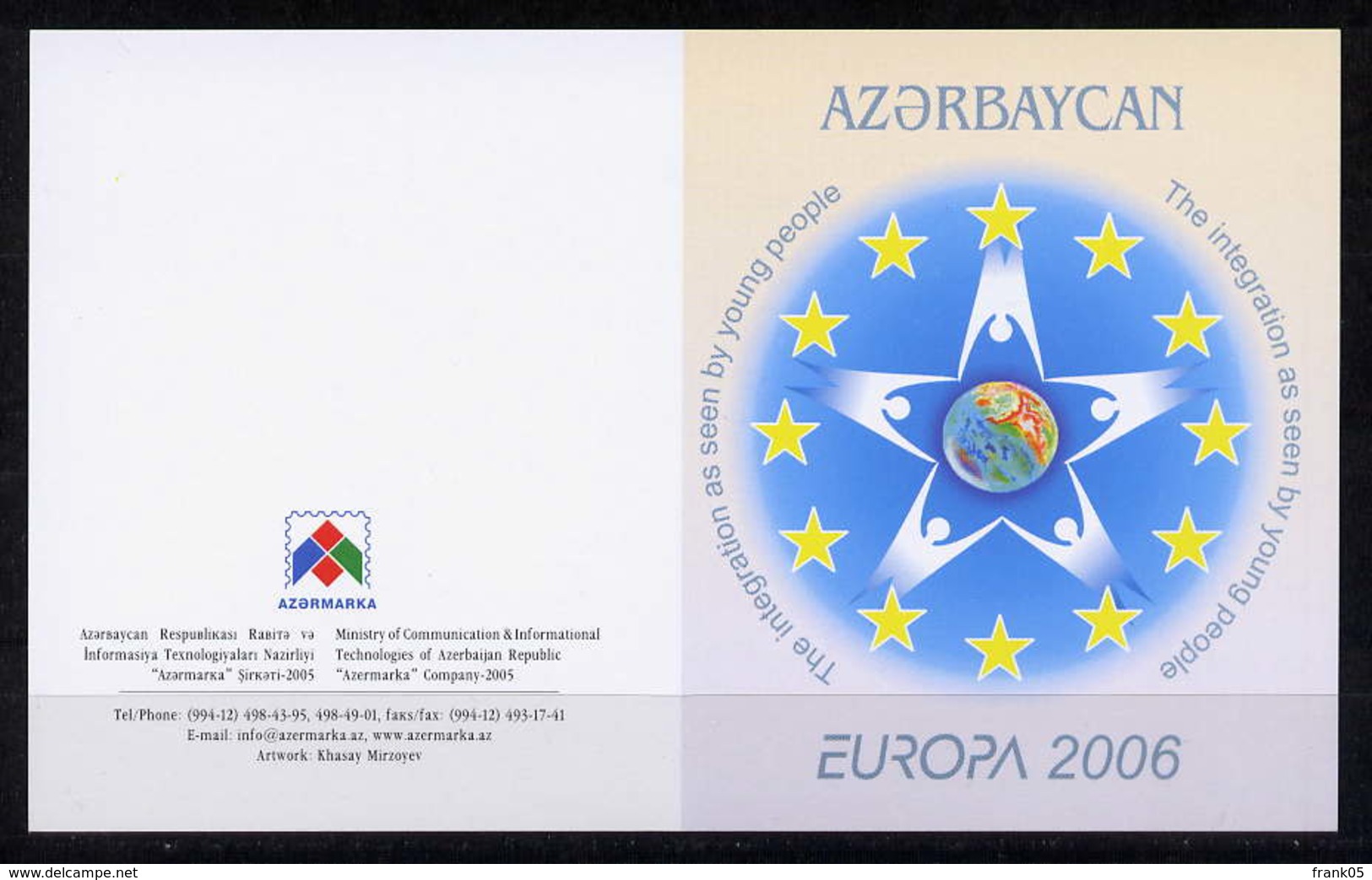 Aserbaidschan / Azerbaijan / Azerbaidjan 2006 MH/booklet EUROPA ** - 2006