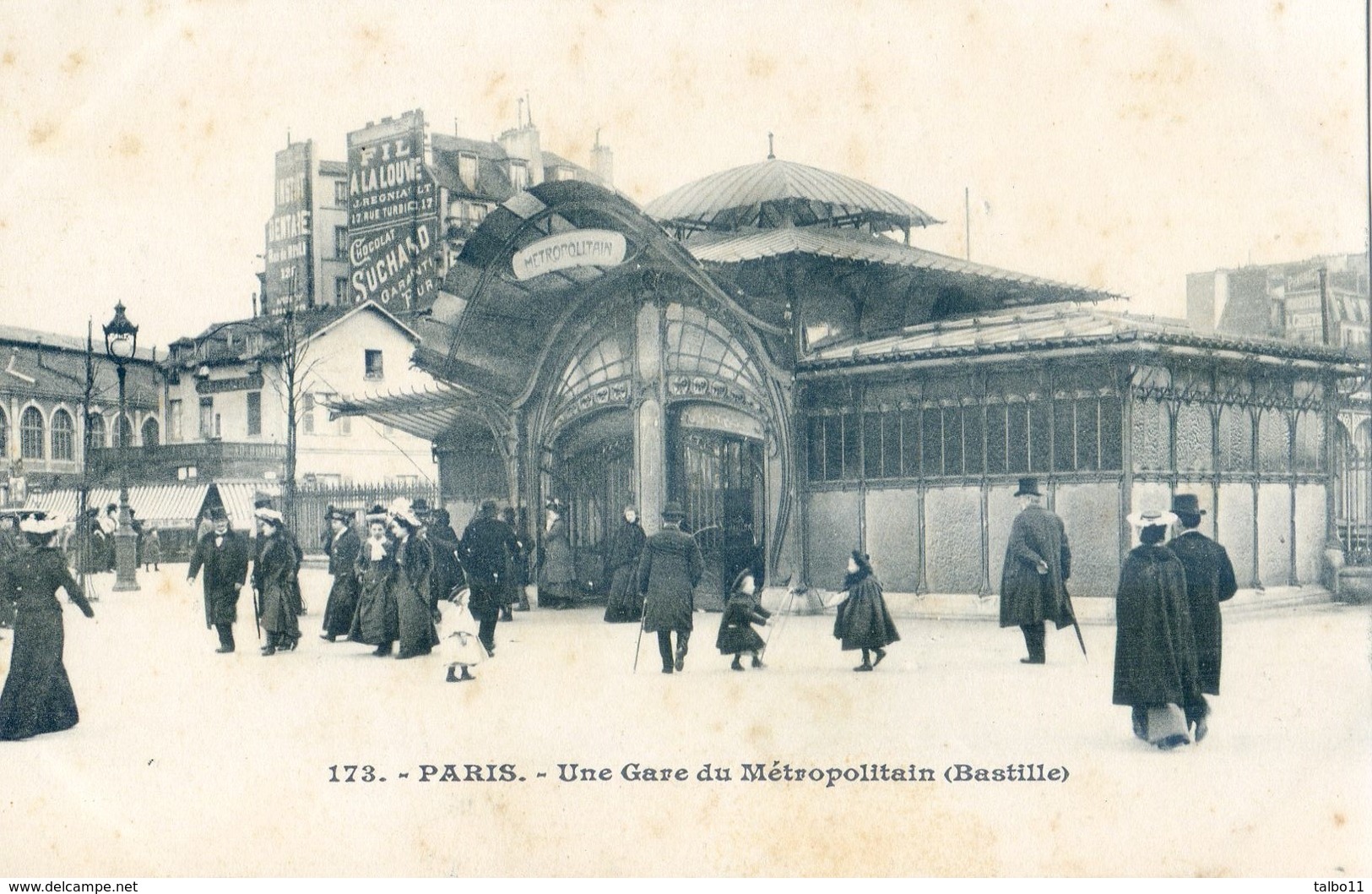 75 - Paris - Une Gare Du Métropolitain - Bastille - Public Transport (surface)