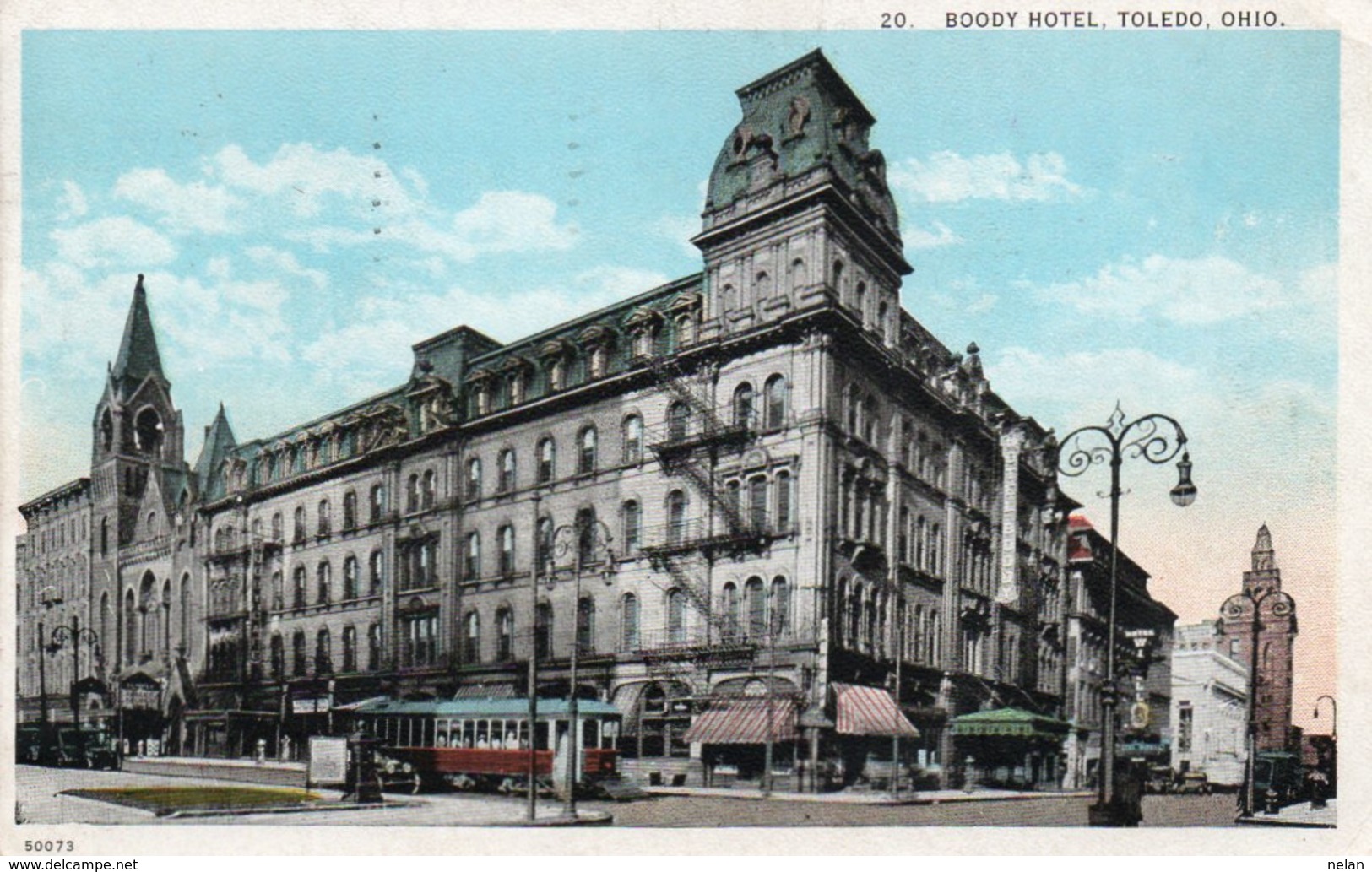 BOODY HOTEL-TOLEDO-OHIO- VIAGGIATA-1928 - Toledo