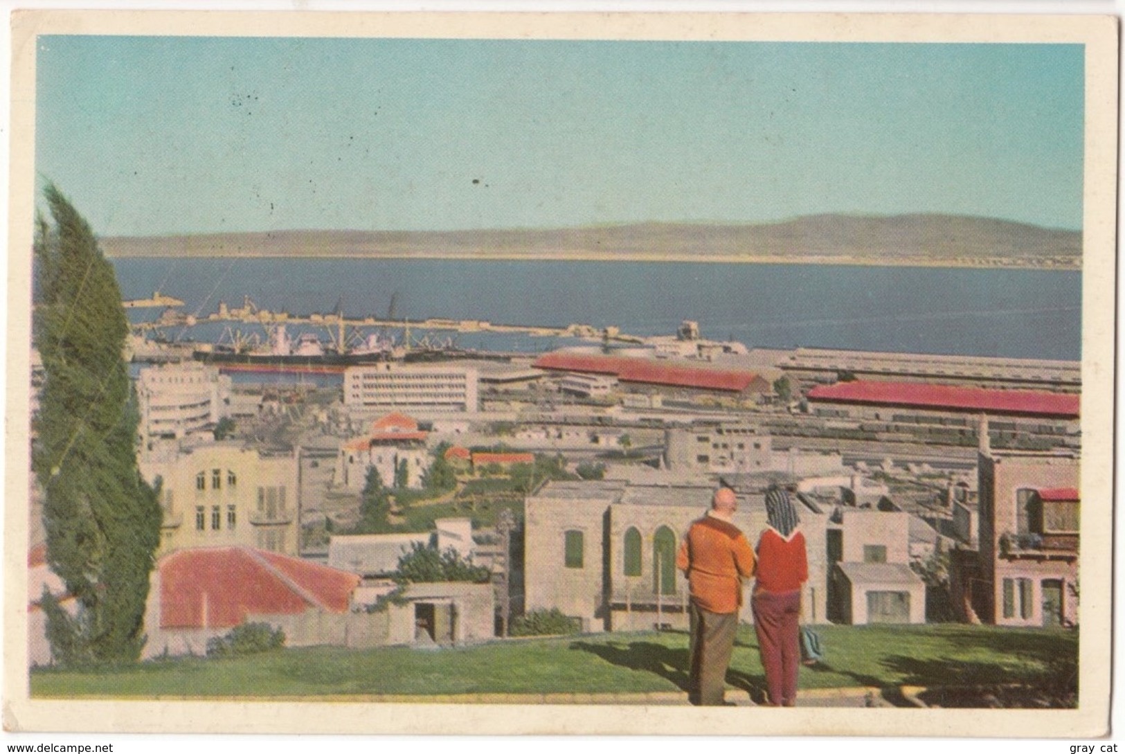 Israel, Haifa, Bay And Harbour, Used Postcard [21593] - Israel