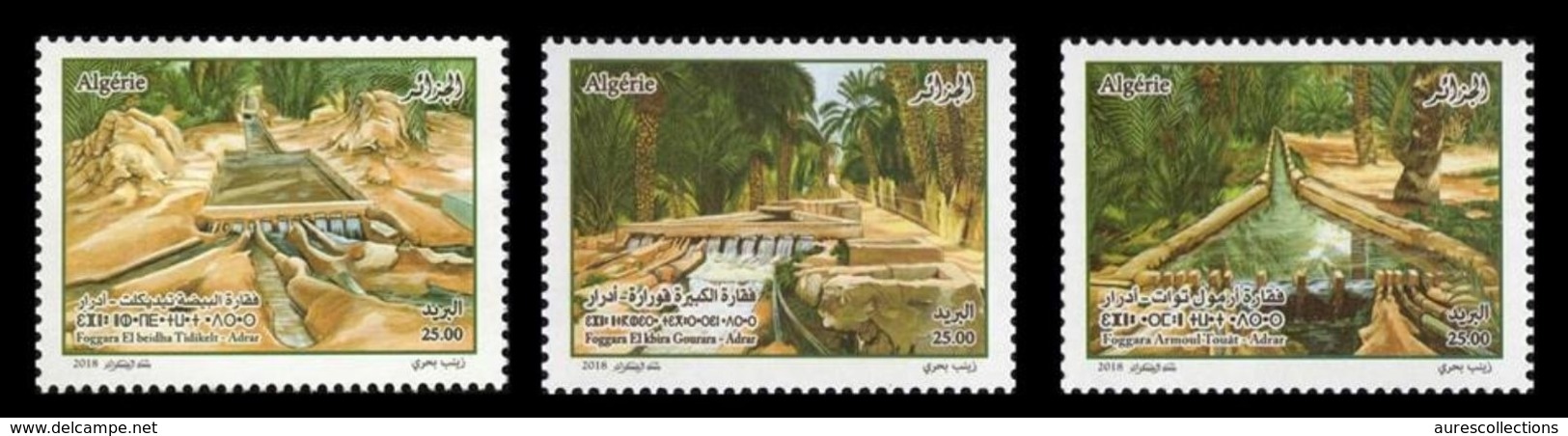 ALGERIA ALGERIE 2018 - WATER FOR SUSTAINABLE DEVELOPMENT DURABLE EAU IRRIGATION - MNH - Wasser