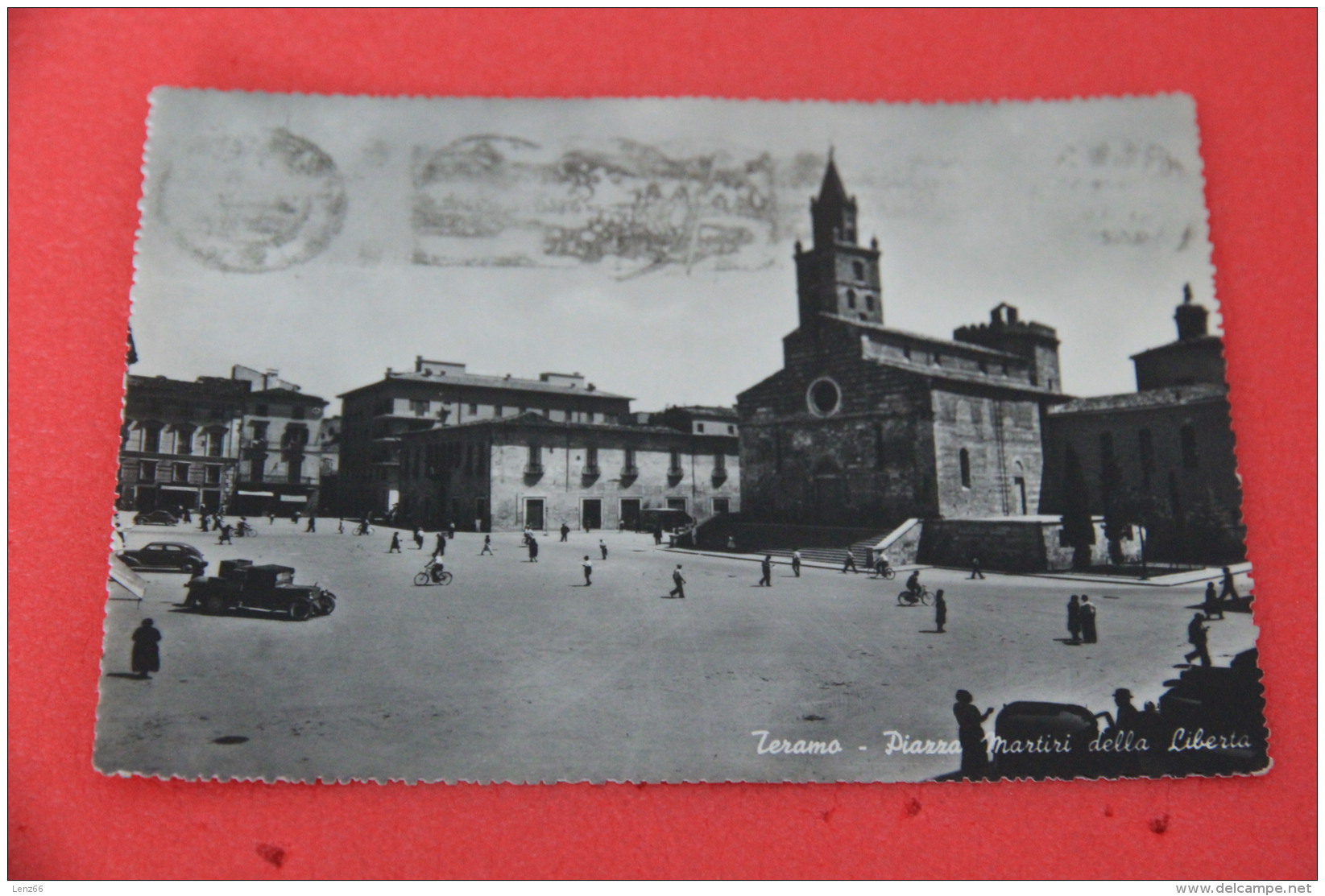 Teramo Piazza Martiri Della Libertà 1960 - Otros & Sin Clasificación