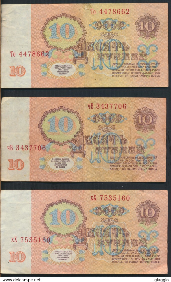 °°° RUSSIA 10 RUBLES 1961 °° - Russia