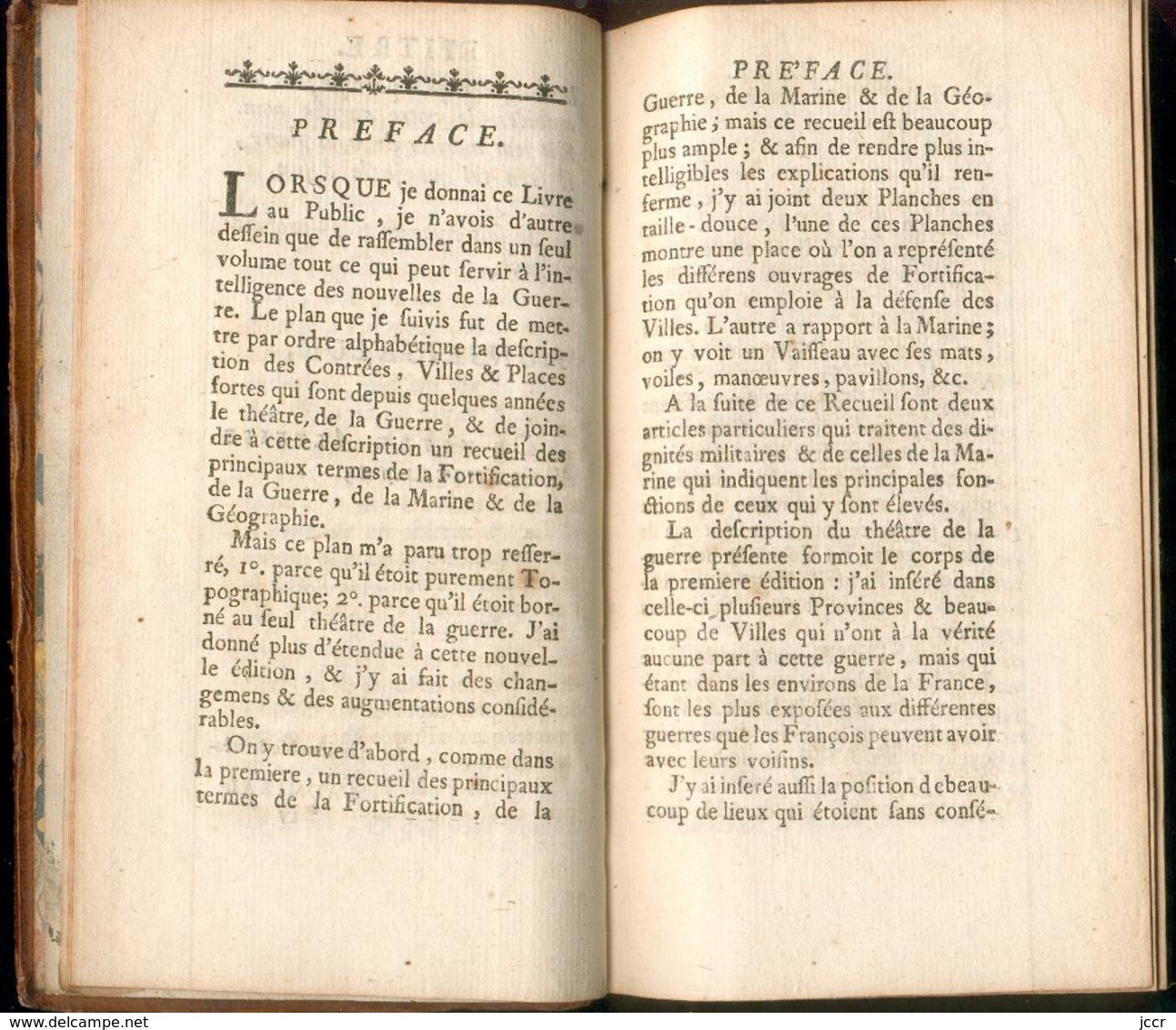 Le Petit Dictionnaire Du Tems, Pour L'intelligence Des Nouvelles De La Guerre Par M.L'Admiral - 1747 - 1701-1800