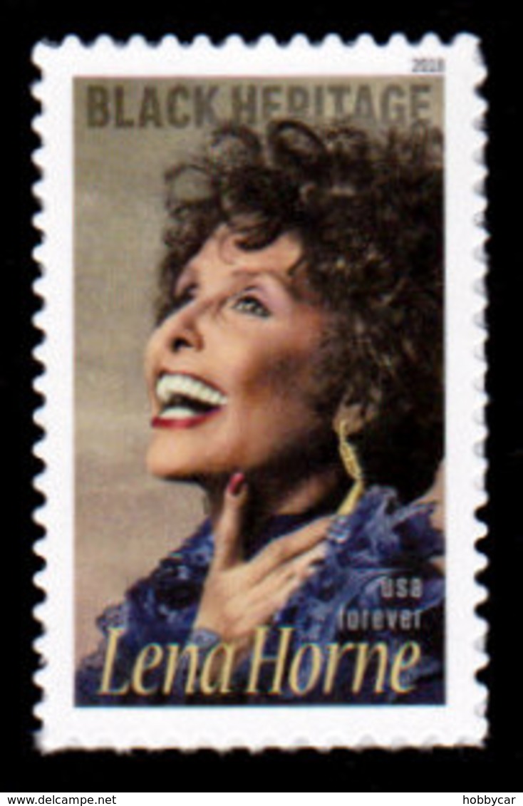 USA, 2018 Scott #5259, Lena Horne, Black Heritage Series, Single,  MNH, VF - Ongebruikt