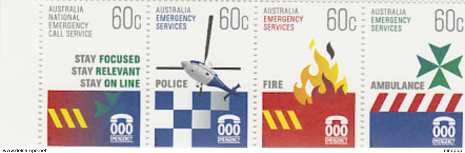 Australia ASC 2809-2813 2010 Emergency Services Set MNH - Nuovi