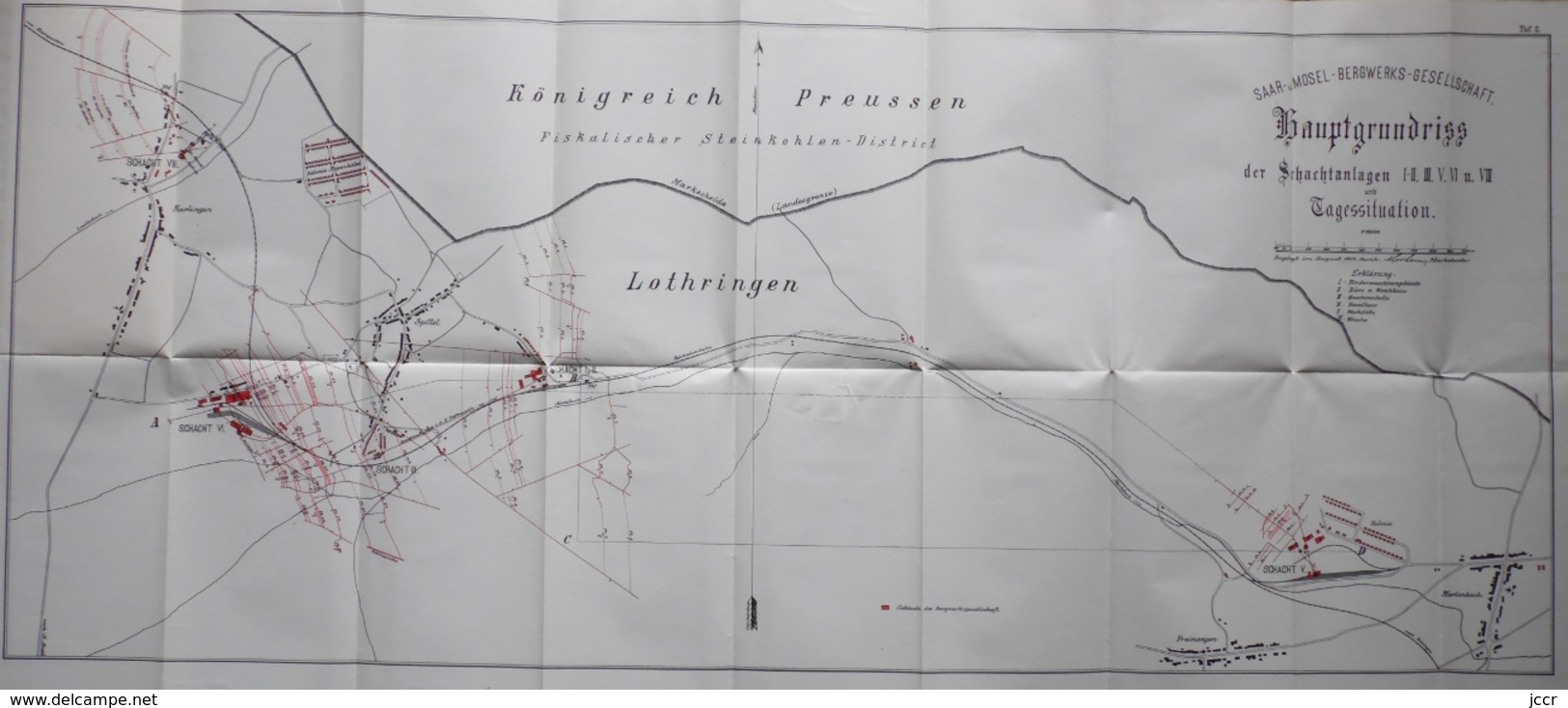 Saar- und Mosel-Bergwerks-Gesellschaft/Karlingen in Lothringen/Zum IX Allgemeinen Deutschen Bergmannstag 7-10 Sept. 1904