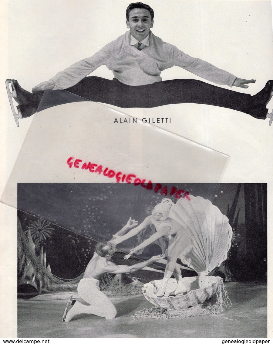 SCALA PROGRAMM- PROGRAMME FEERIE DE LA GLACE JEAN THELEN 1966- HEINZ STRAUSS-JACK LEE-ALAIN GILETTI-SIGRID KNAKE-KOCH