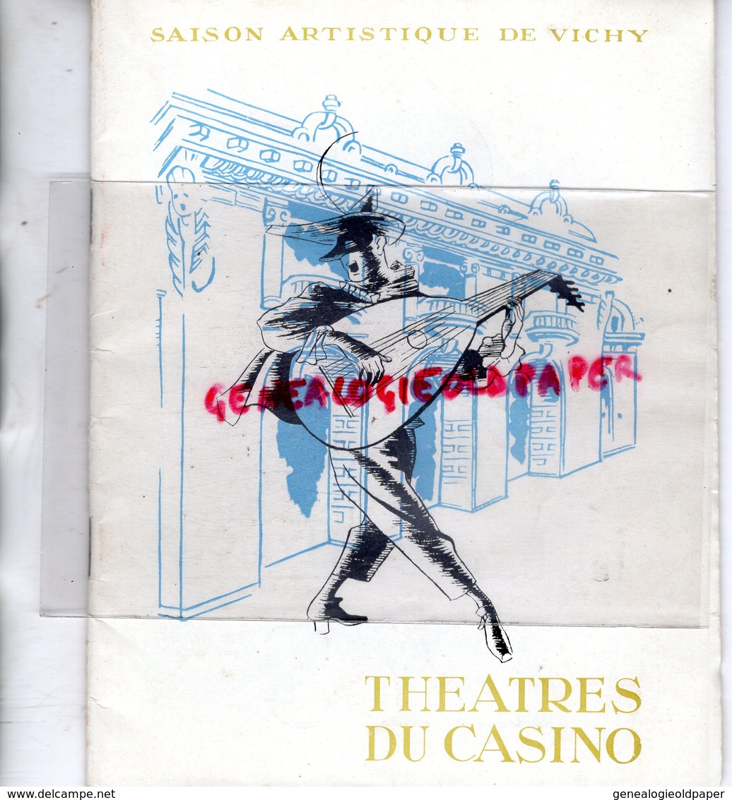 03-VICHY-PROGRAMME THEATRE CASINO-DES FLEURS-1953 L' AMOUR TRUQUE-NOHAIN-CESBRON-JEAN TISSIER-FEYDEAU-ROUSSIN-GUITRY- - Programmes