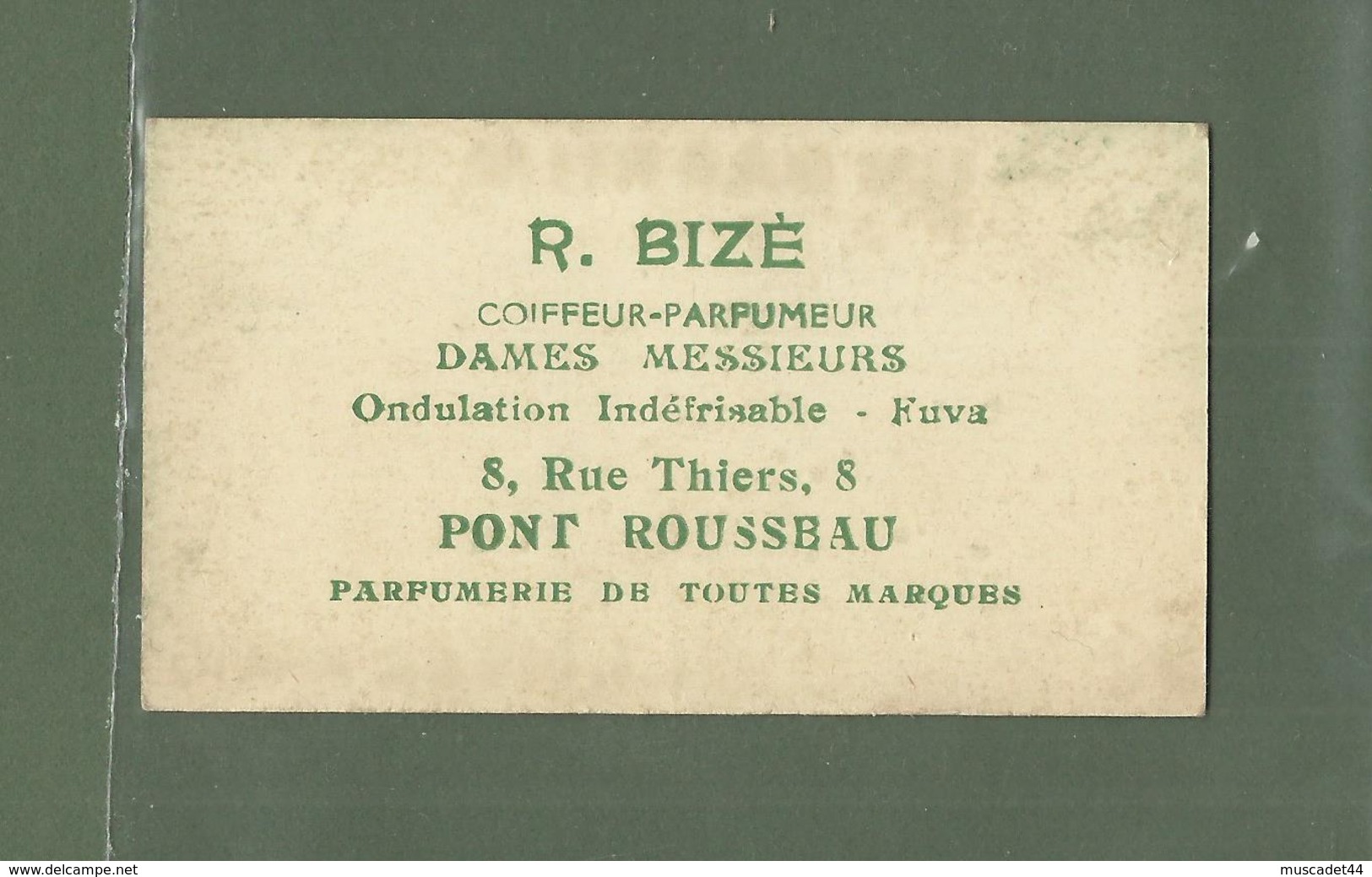 CARTE PARFUMEE UN PARFUM D AVENTURE L.T.PIVER PARIS R.BIZE PARFUMERIE PONT ROUSSEAU LOIRE ATLANTIQUE 44 - Vintage (until 1960)