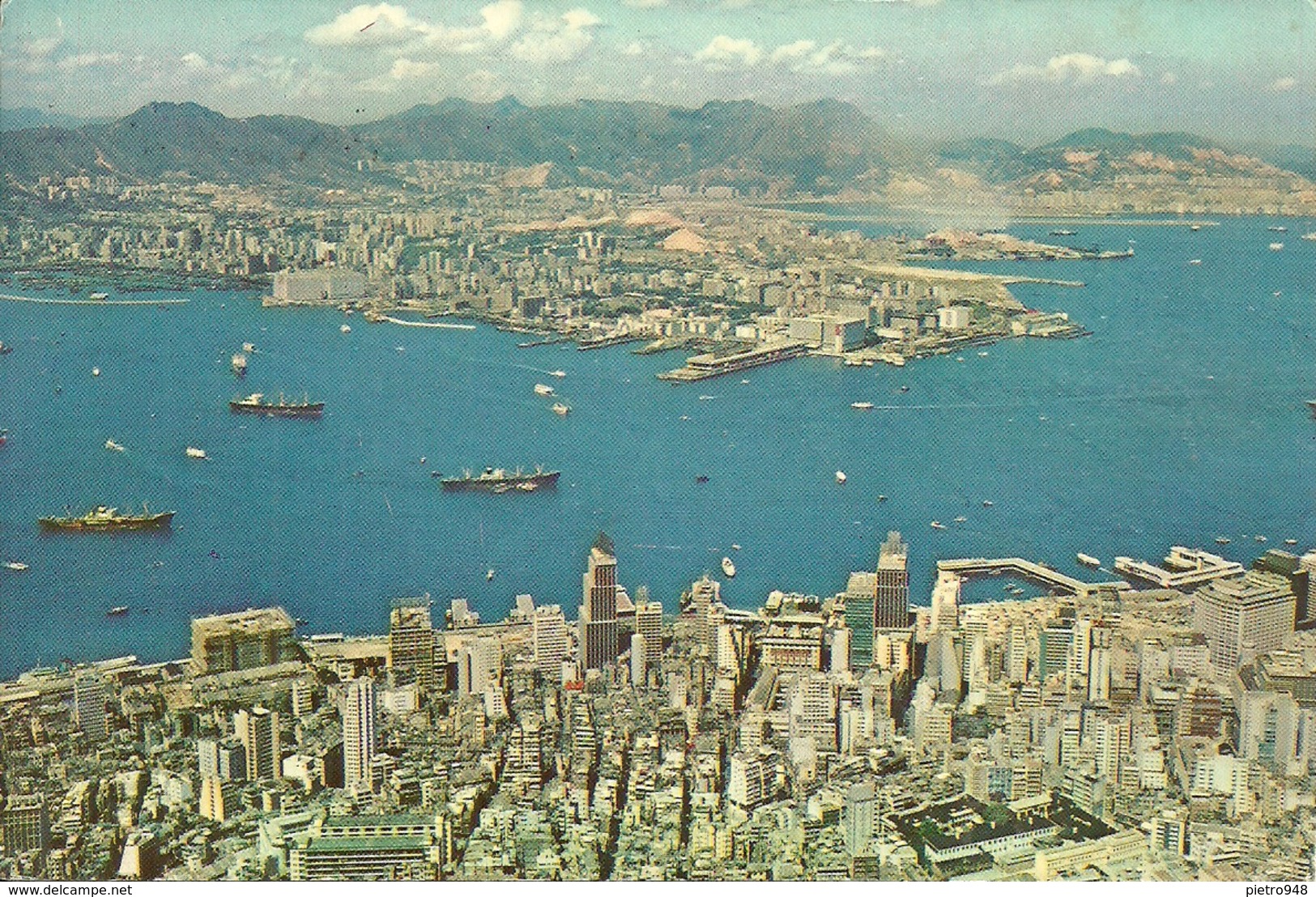 Hong Kong & Kowloon From The Peak, Panorama, Panoramic View, Vue Panoramique - Cina (Hong Kong)