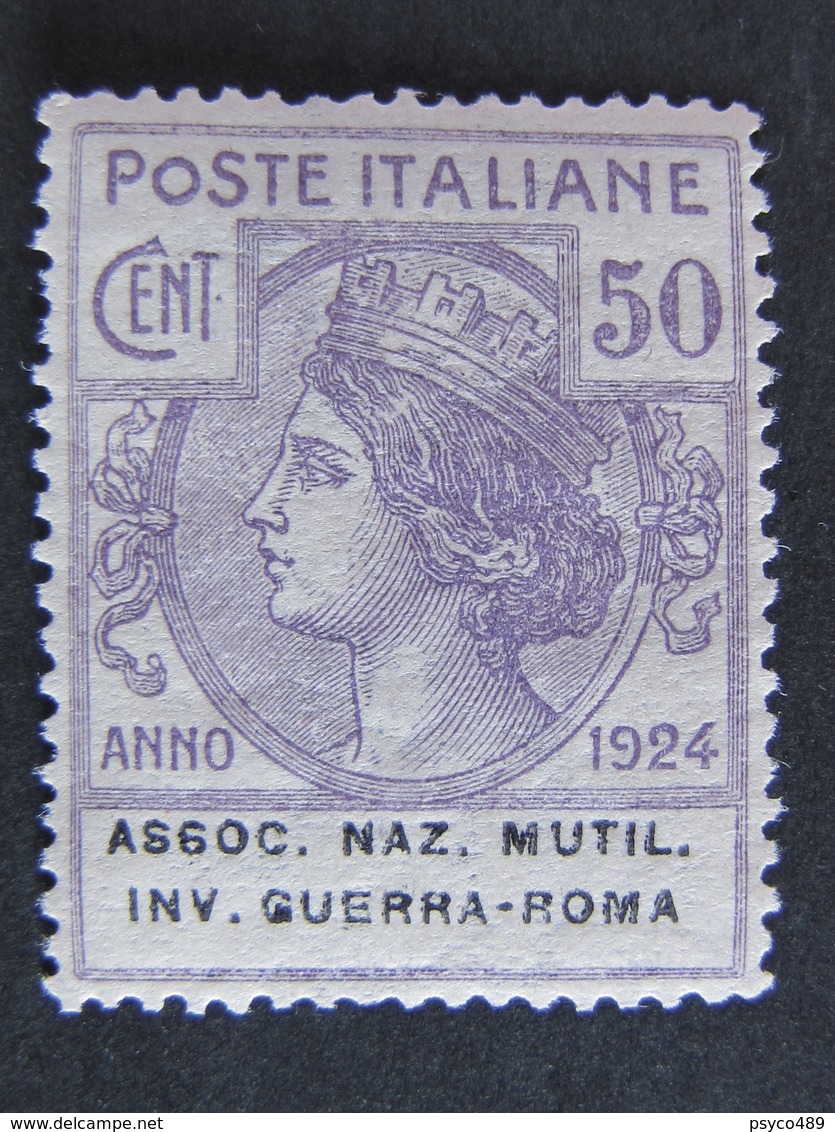 ITALIA Regno Franchigia -1924- "Enti Parastatali" C. 50 MLH* (descrizione) - Franchise