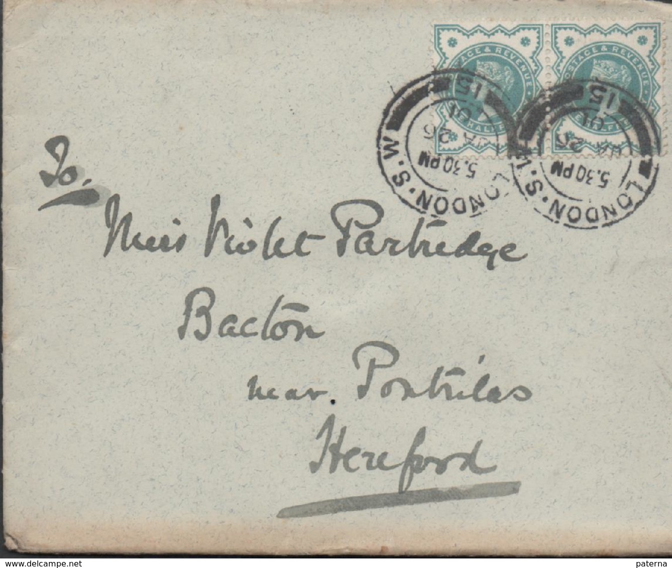 3306  Carta London 1901 Lacre - Lettres & Documents